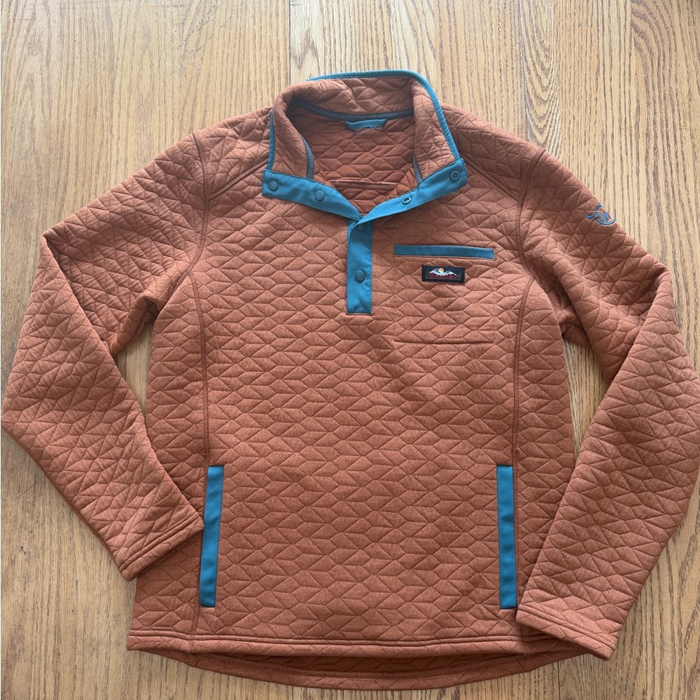 Men's Moosejaw Quilted Jacket with Blue Accents